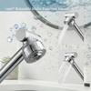 Black 1080° Swivel Robotic Arm Kitchen Faucet Dual Flow Modes Anti-Splash Brass Core for Home Kitchen Sink