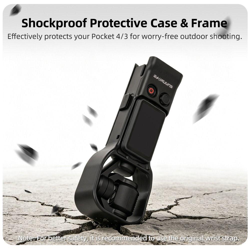 Anti-Scratch Protective Frame Case Housing Shell for DJI Osmo Pocket 4 3 Gimbal Camera Accessories