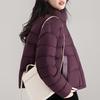 Parka Corti alla Moda da Donna Cappotto Invernale Collo Alto Spesso Caldo Eleganti Giubbotti da Signora