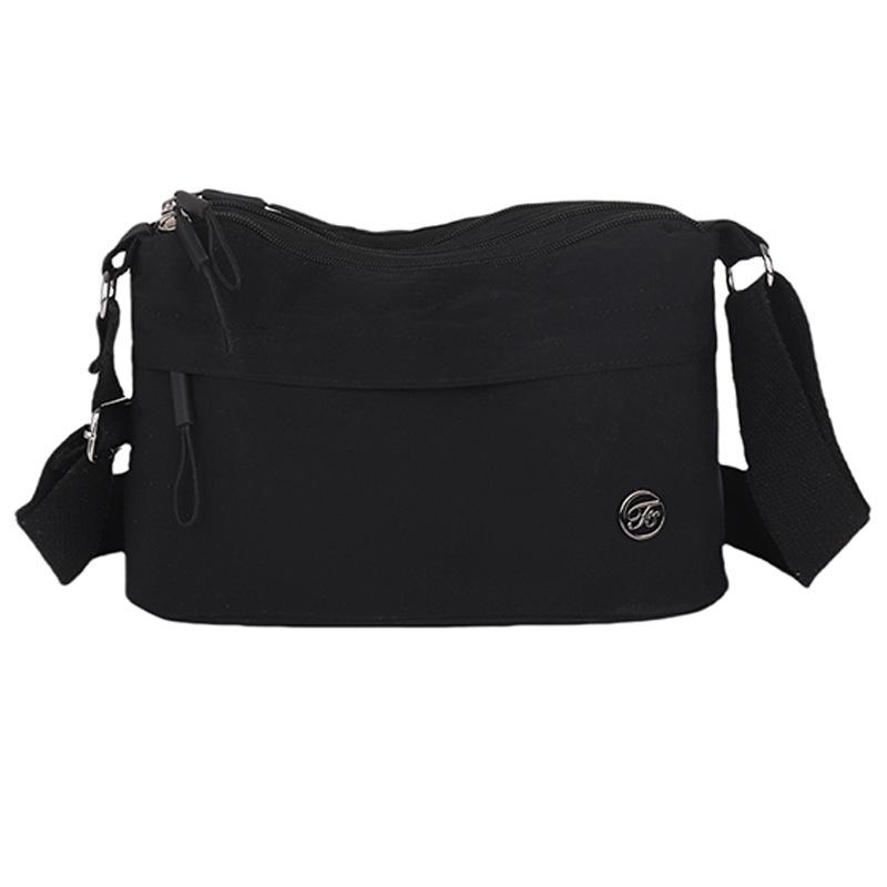 Multi-compartment Large-capacity Messenger Bag Shoulder Bag Women's Large-capacity Sports and Leisure Trend Anti-splashing Simple Messenger Bag
