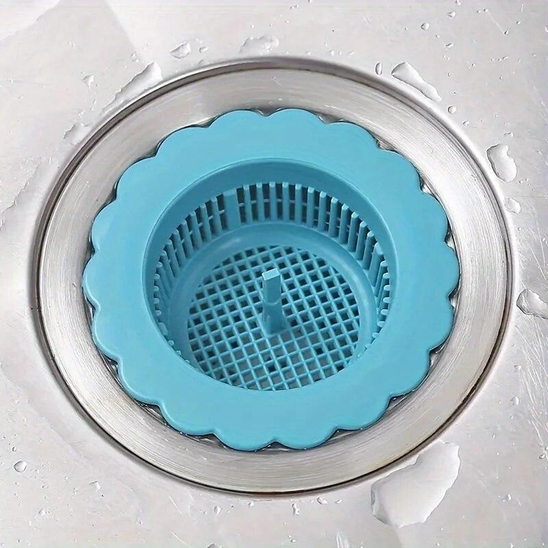 1pcs Durable Plastic Sink Strainer Kitchen Sink Filter Kitchen Bathroom Tools Perfect For Kitchen Bathroom Sinks