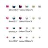 1890Pcs Jewelry Making Bead DIY Crafts Elegant Spacer Beads with Holes DIY Bead