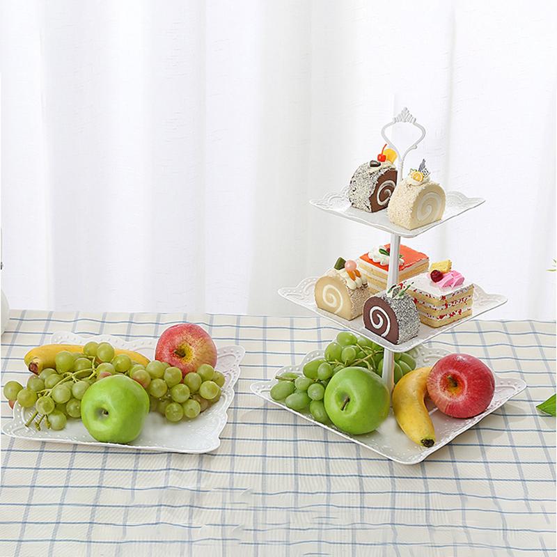 2/3 Katlı Cupcake Standı Servis Standı Tatlı Kulesi Meyve Tepsisi Çay Partisi Bebek Partisi Düğün Noel Partisi İçin