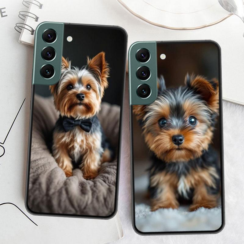 Yorkshire Terrier Dog Phone Case For Samsung Galaxy S22 S25 Ultra S21 S10 Plus S26 Edge S20 S23 S24 FE Cover Silicone Soft T