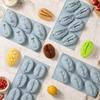 Food Grade Silicone Walnut Shaped Baking Mold Nonstick Easy Release For Chocolate Candy Dessert Making