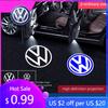 2026 Hot For Volkswagen VW 2pcs HD Led Welcome Light Car Door Projector Lamps For Volkswagen VW Polo Golf T5 Caddy T4 Touran GTI
