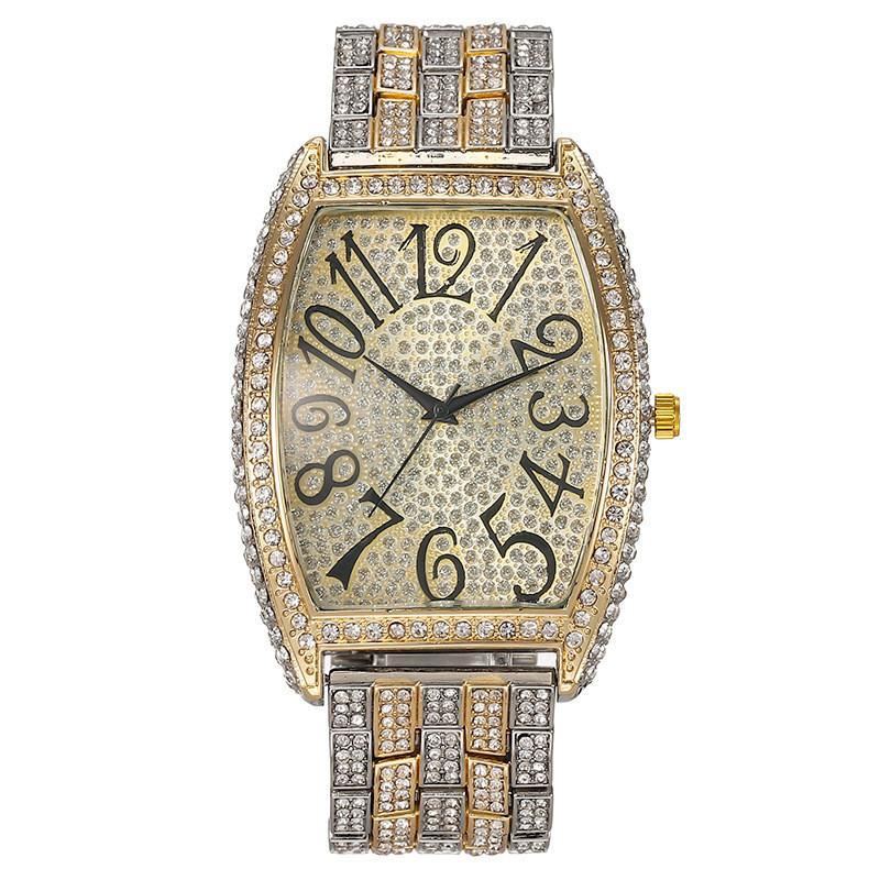 

Elegant Ladies Quartz Watch With Diamond Full Dial For Fashion Women Gift Rose Gold