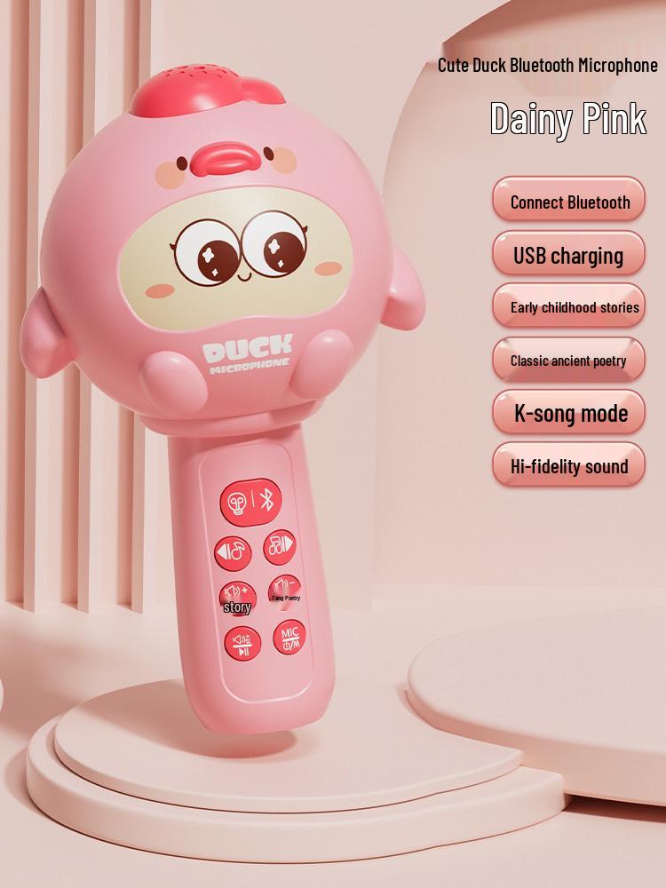 Kids' Multifunctional Singing Microphone and Speaker - Educational Musical Toy for Early Learning