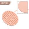 Silent Coasters Silicone Tea Cup Mat Striped Draining Version