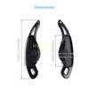 For Land Range Rover Evoque Discovery Sport/Jaguar XF XE Styling Car Accessories Steering Wheel Shifter Extension Shift Paddles