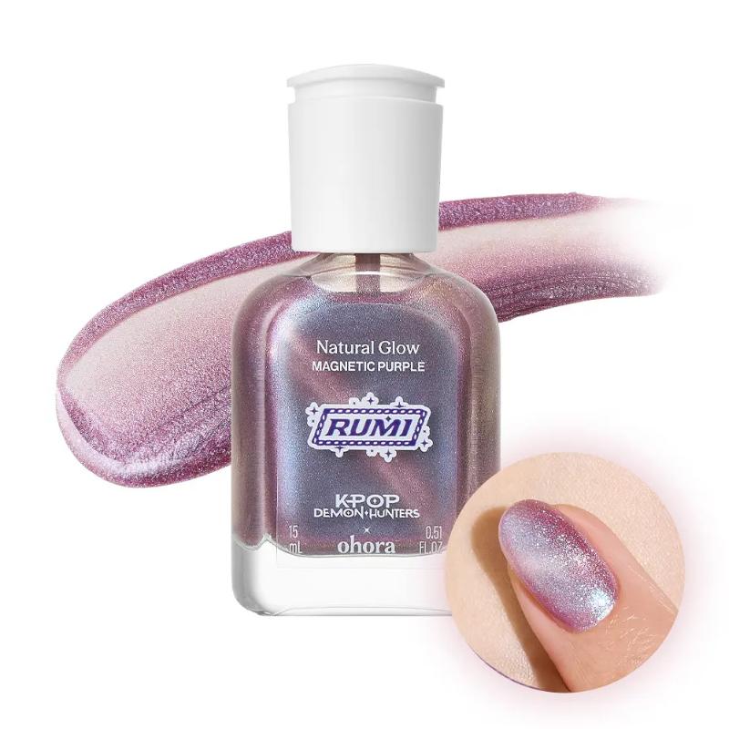 [ohora] K-POP Demon Hunters Edition Magnetic Nail Hardener (15ml) - 3 Colors