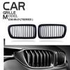 Rhyming Front Bumper Kidney Grille Matte Black Single Slat Grill Fit For BMW 7 Series E38 1998-2001 Car Accessories