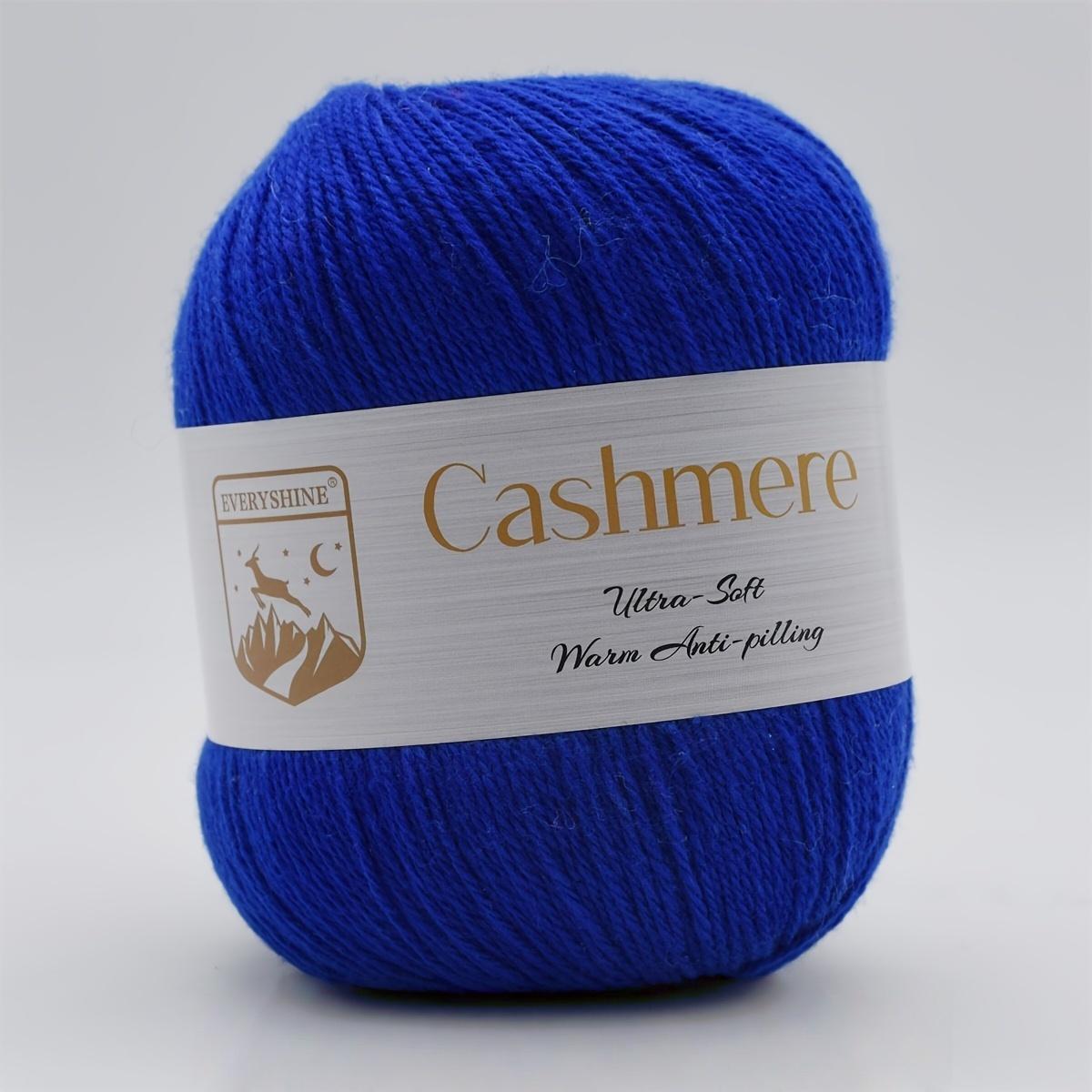 

6 мотков премиальной кашемировой пряжи – 50 г/моток 320 м Мягкая пряжа для вязания и крючком для рукоделия, связанного вручную – Роскошное теплое волокно для шарфов, шапок, свитеров