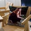 A-anne H-hathaway Pillow Gift Home Office Decoration Bedroom Sofa Car Cushion Cover Case 45x45