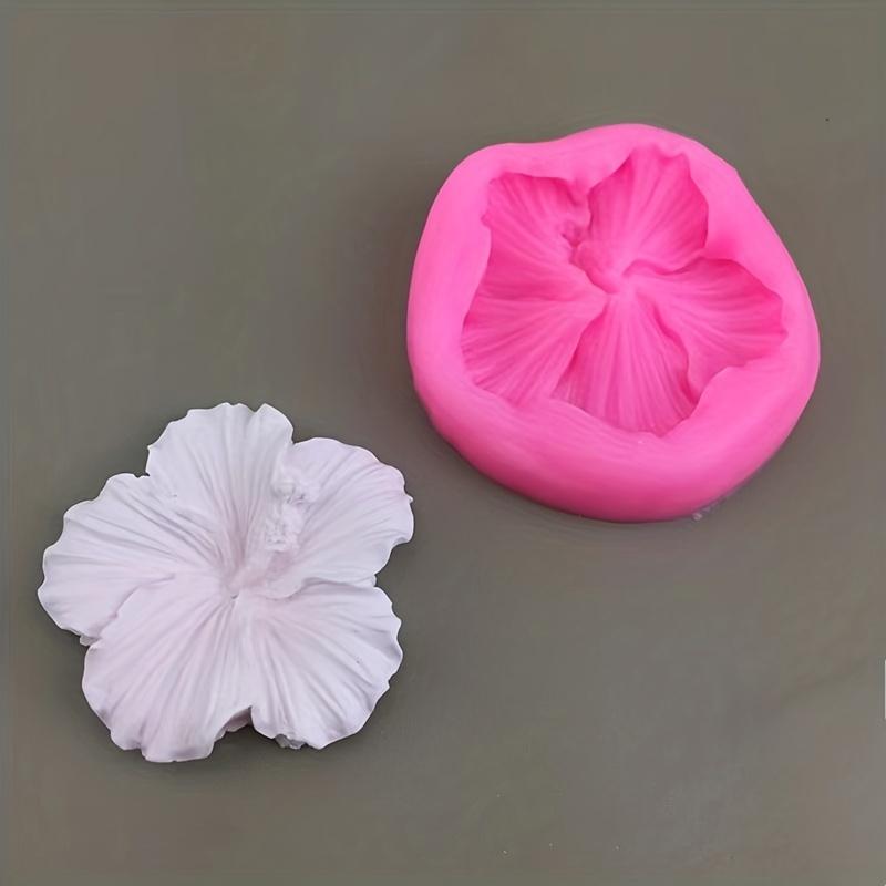 1pc 3D Silicone Flower Chocolate Mold Flower Shape with Detailed Petals, Reusable Mold for DIY Baking, Cake Decorating, Chocolate Silicone Mold