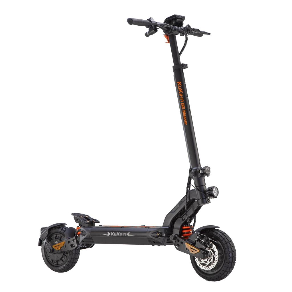 Elektrická koloběžka KuKirin G2 Master, Dva 1000W motory, Baterie 52V 20.8Ah, 60km/h, Hydraulické odpružení, Kotoučové brzdy, 10" pneumatiky