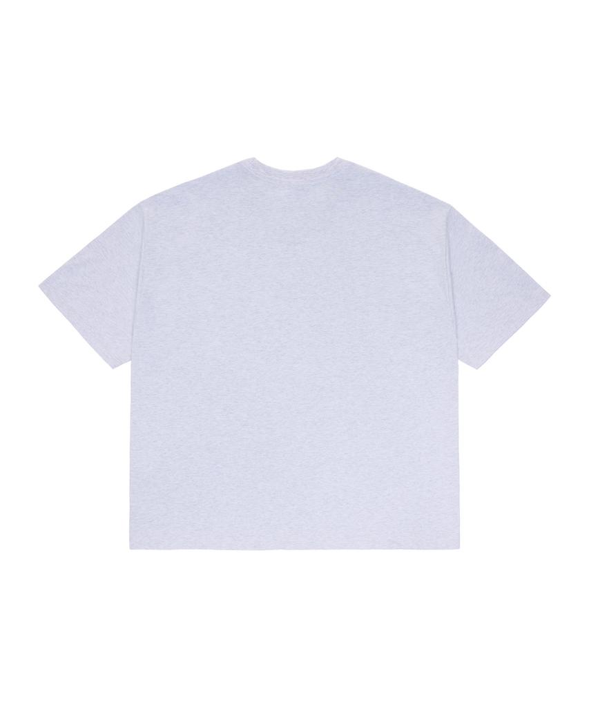 Yunibeoseugameonteu Dot Signed T-Shirt_Melange Grey