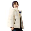 ASK JUNIOR Boys' 7A Anti-bacterial 3-Proof Hooded White Duck Down Winter Jacket
