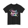 Cool Aunts Club Tee | Pastel Retro Typography, Cute Hearts & Stars
