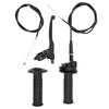 7 8in Throttle Brake Handle Cable Kit Black Matte Texture Replacement for 50cc 90cc 110cc 125c 4 Stroke Dirt Bike