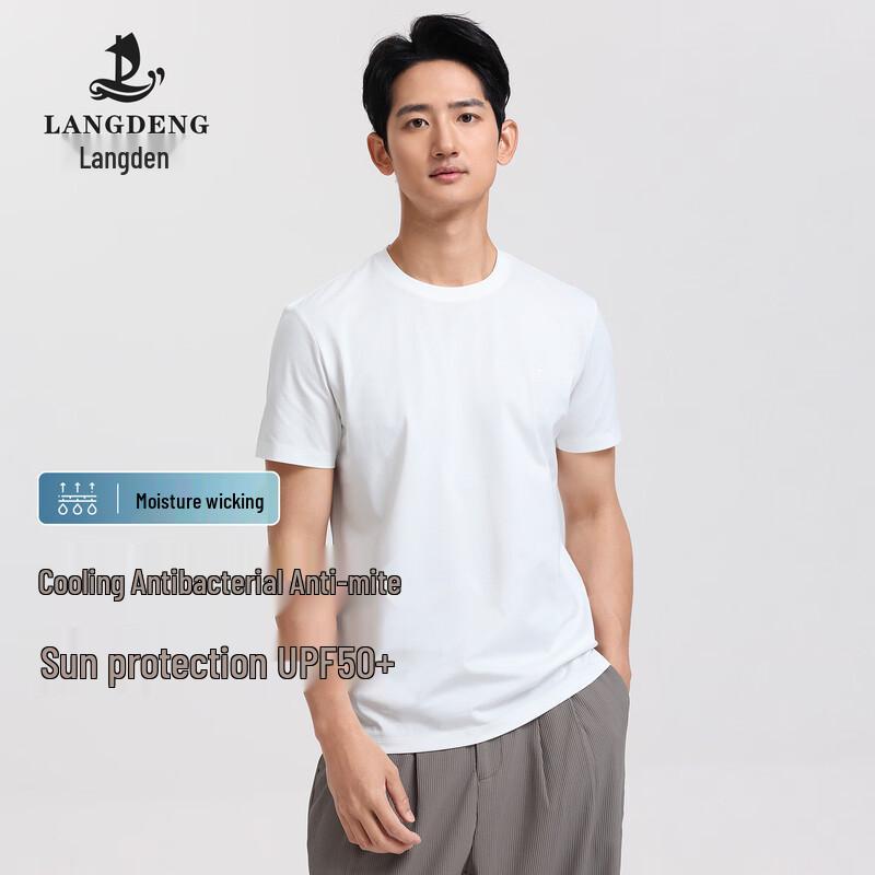Langdeng Men's Quick-Dry Sun Protection Cooling T-Shirt
