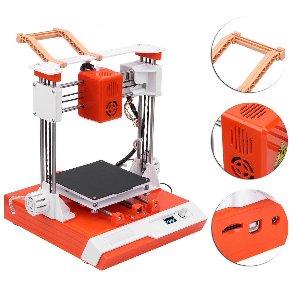 Set Imprimantă 3D Mică Portabilă pentru Acasă de Înaltă Precizie pentru Windows XP 7 8 10 32bit 64bit Mufă AU 110‑240V