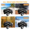 X Autohaux 3 Style Quad ATV Cover Waterproof Snowproof Beach Protector with Reflective Strips Universal Quad Bike ATV Cover