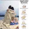 1pc Letter To Mom Pattern Soft & Warm Polyester Knit Blanket, Digital Printed, All-Season Throw for Napping, Traveling, Sofa yy250906031