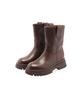 Spur Ivy Platform Mid-Calf Boots 5Cm -Sa9053 (2Color)