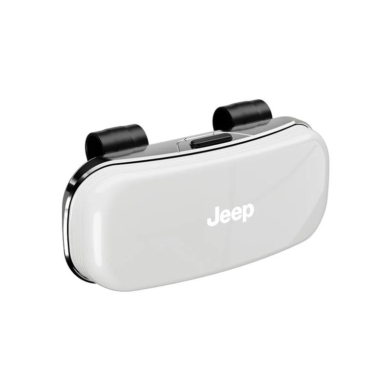 Dla samochodu Jeep Osłona przeciwsłoneczna Etui na okulary Uchwyt Organizer ochronny Dla Jeep Grand Cherokee Wrangler JK Gladiator Compass Renegad