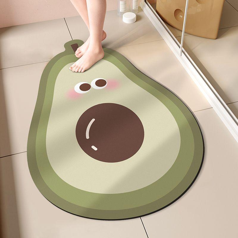 Bathroom Floor Mat Soft Diatom Mud Absorbent Mat Toilet Door Non-slip Mat Household Toilet Quick Drying Foot Mat Carpet