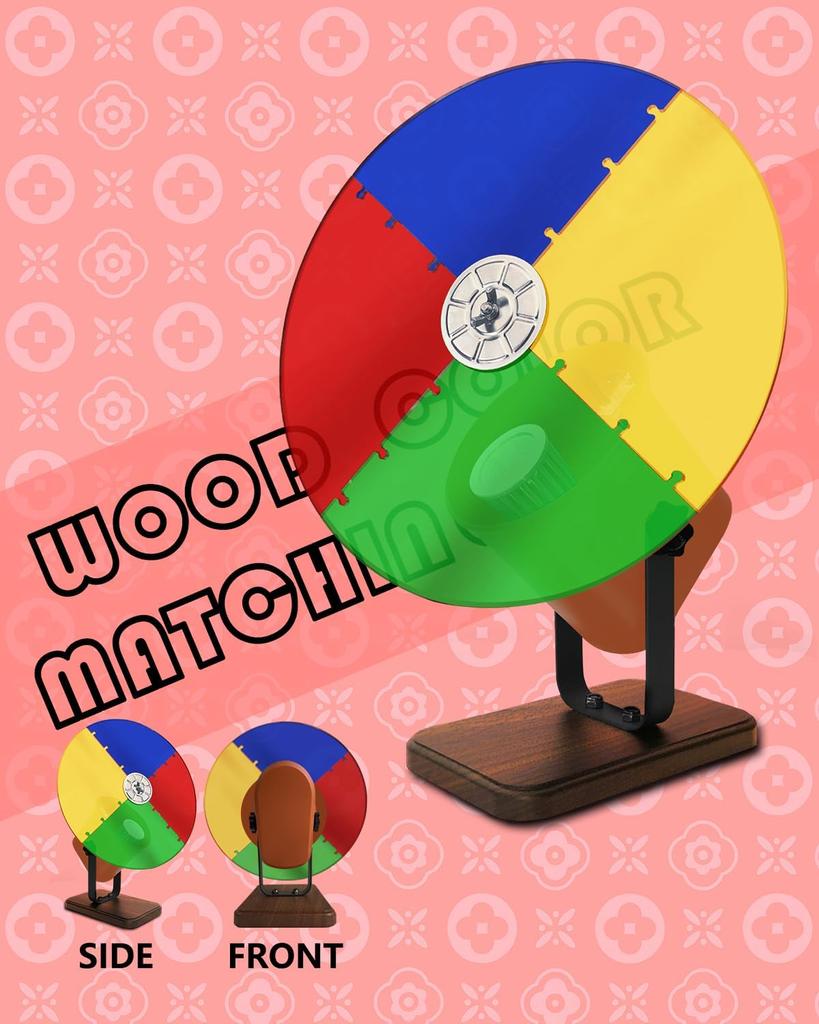 Christmas Tree Color Wheel E27 LED Light with Timer, Quiet Motor, Silver Tinsel Decor, Retro Holiday Gift