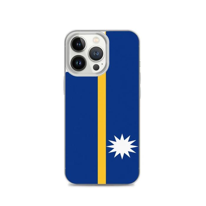 Coque iPhone - Nauru - iPhone 13 Pro - Souple - Diseño fin et léger - Multicolore