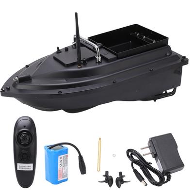 Köderboot Intelligentes 2,4-GHz-Einhandfernbedienung 2 kg tragendes schwarzes RC-Fischenköderboot