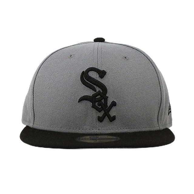 

New Era Chicago White Sox 59FIFTY MLB 2T Fitted 5950 Кепка Team-Basic, Серая/Черная, (7-1/4 (приблизительно. 57,7 см)) [Использовал]