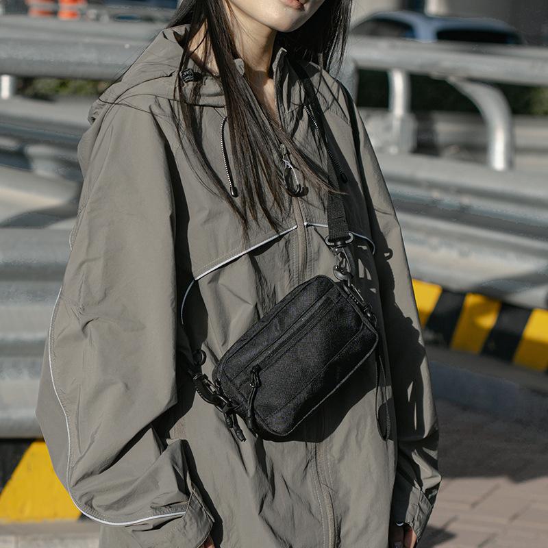 Crossbody Bag Women's Simple Casual Outdoor Lightweight Trendy Shoulder Bag Men's Tooling Commuter Mobile Phone Bag