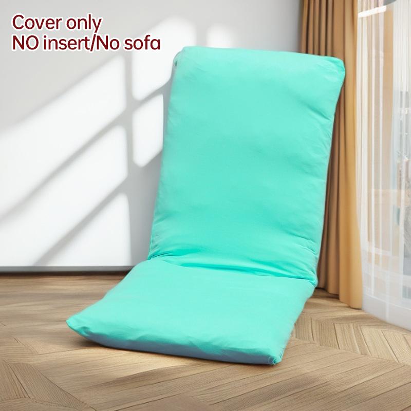 Folding Tatami Seat Cover Single Floor Bed Sofa Slipcover Household Foldable Relax Lounge Recliner Slipcover (Only Cover )