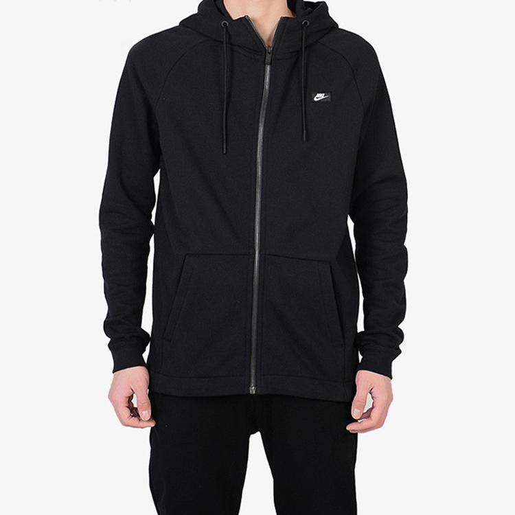 Nike Sport Casual Comfortable Durable Hooded Jacket Men Jackets Black AR1725-010
