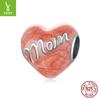 Warm Mother'S Day S925 Silver Beads Collection Picture, Mother'S Love English Lettering Diy Bracelet Beads