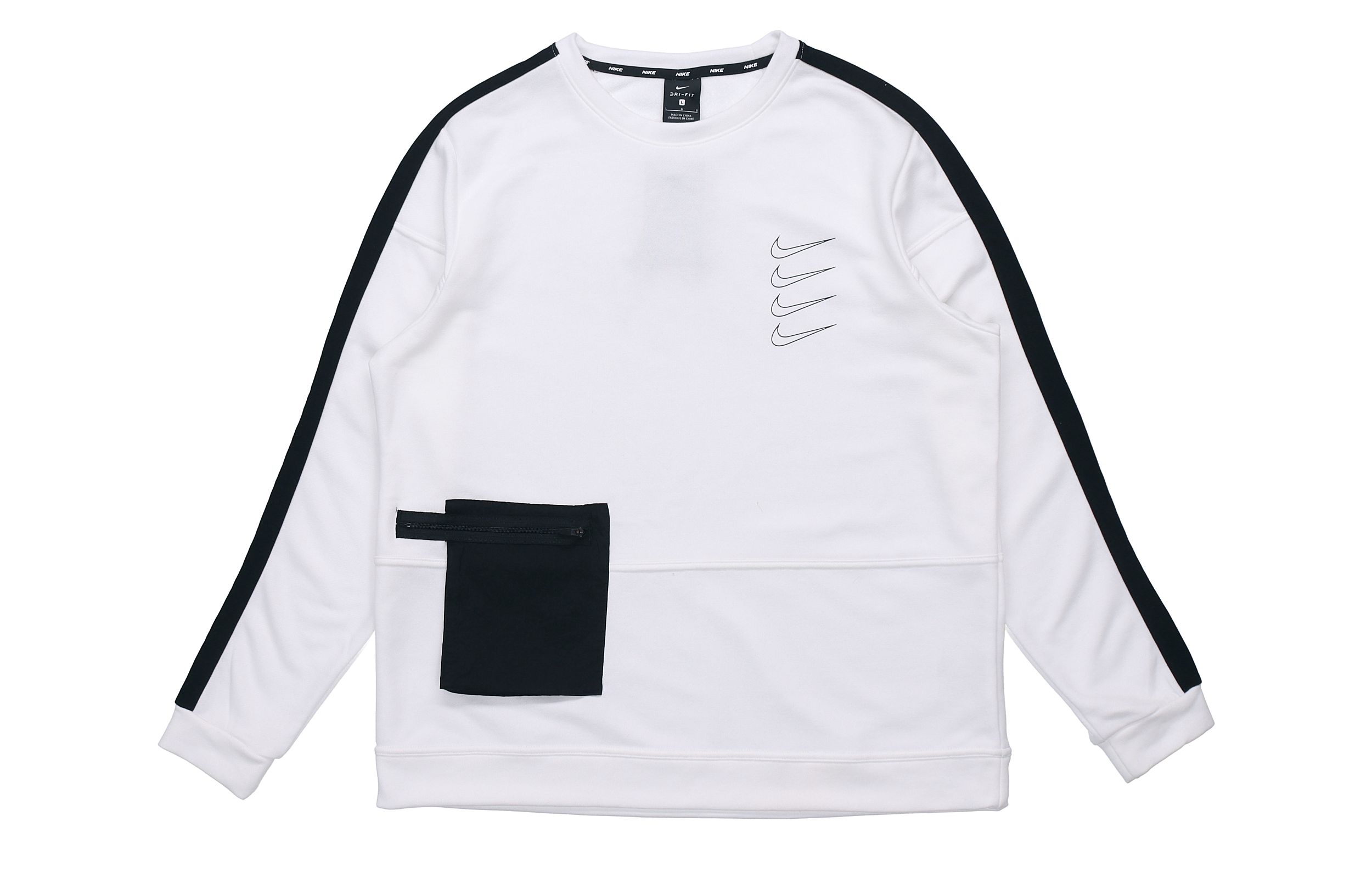 Nike Sweatshirts Men s Crew Neck Moderate Regular DB4210-100 S