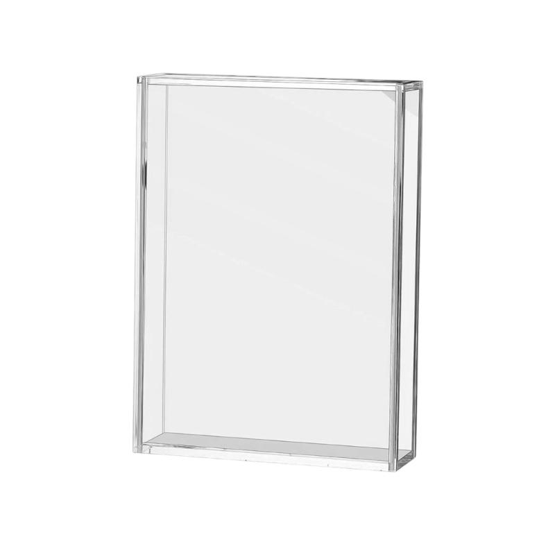 Akrylová vitrína DIY Stolní rámeček na vystavení Průhledná krabička na vzpomínky pro sušené květiny do místnosti/na narozeniny/svatby/večírky