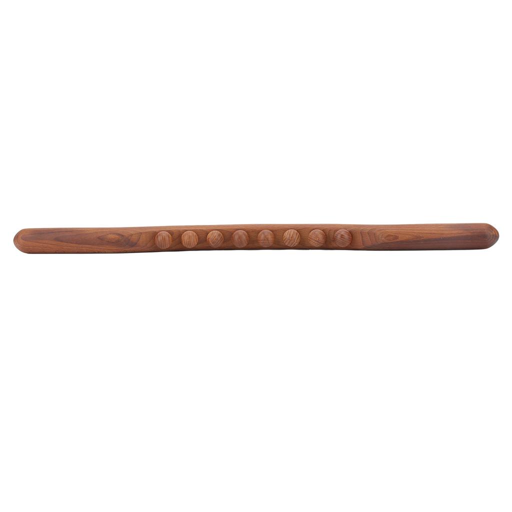 Sha Massage Tool Men Women Handheld 8 Bead Muscle Relax Wooden Scraping Stick for Neck Back