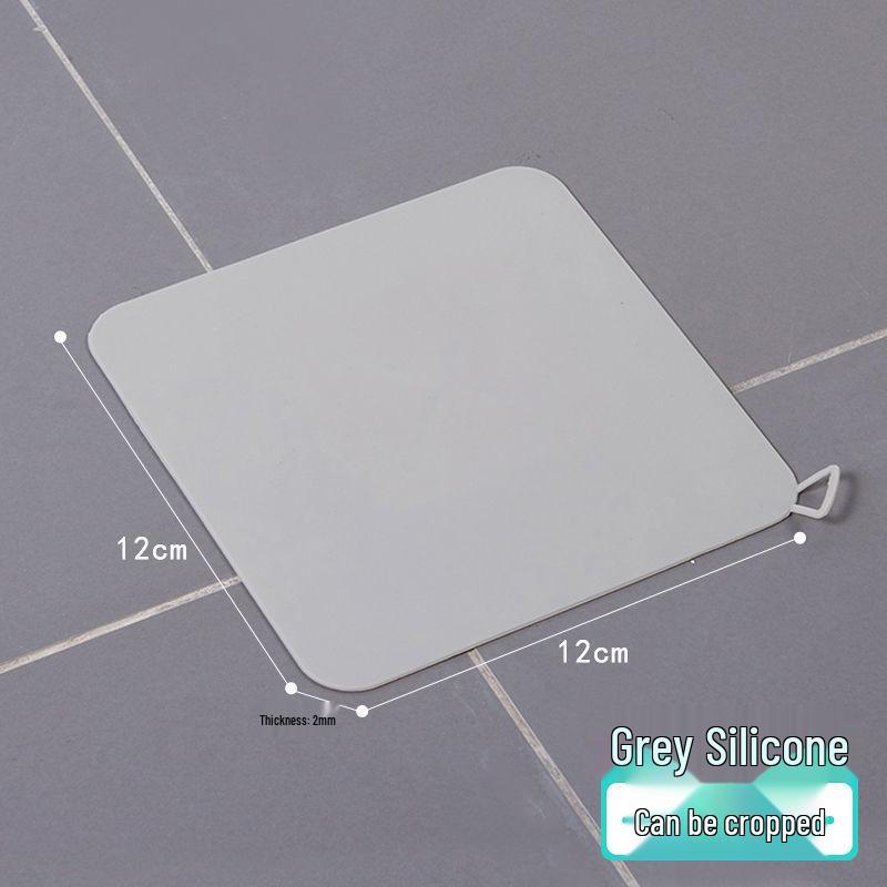 Geruchsdichte Silikon-Bodenablaufmatte für Küche & Bad – Verstopfungshemmende Kanalabdeckung