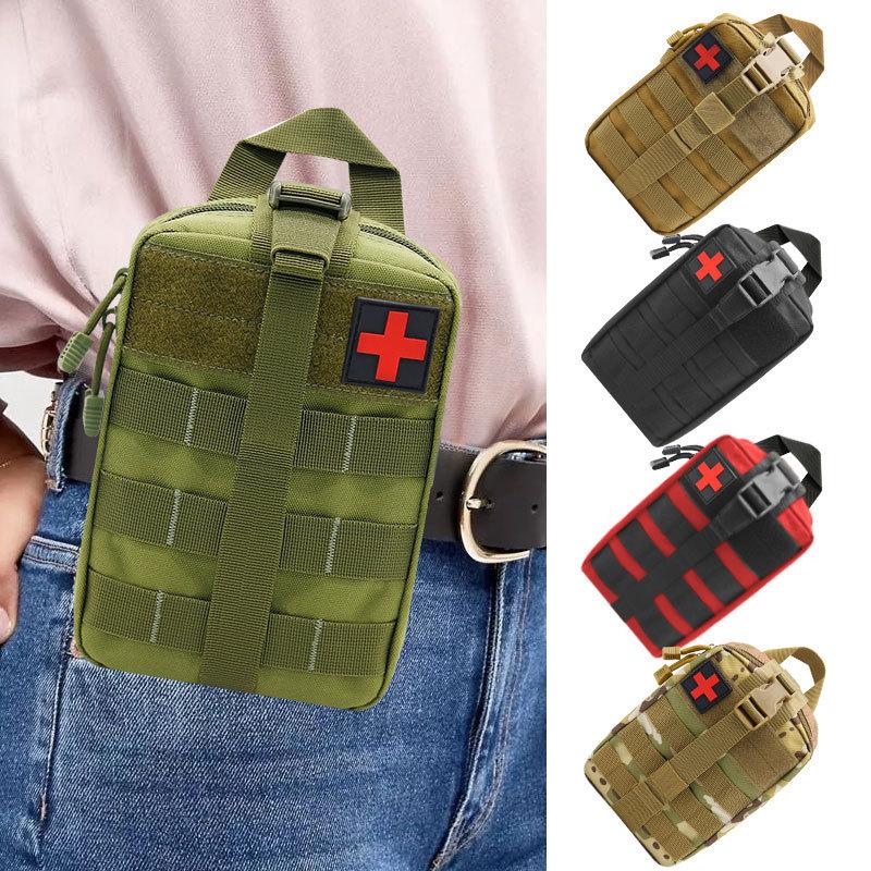 Tactical Medical Bag Accessory Bag Sports Fanny Pack Camouflage Multi-functional First Aid Bag Outdoor Mountaineering Life Saving Bag