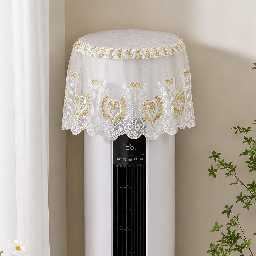 Dustproof Round  Air Conditioner Cover Universal Fit Split Front Frame AC Cloth  Living Room