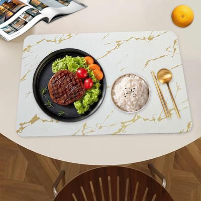 Cup and Mug Mat Kitchen Counter Placemat Diatom Mud Reusable 30cmx40cm Dining Table Place Dish