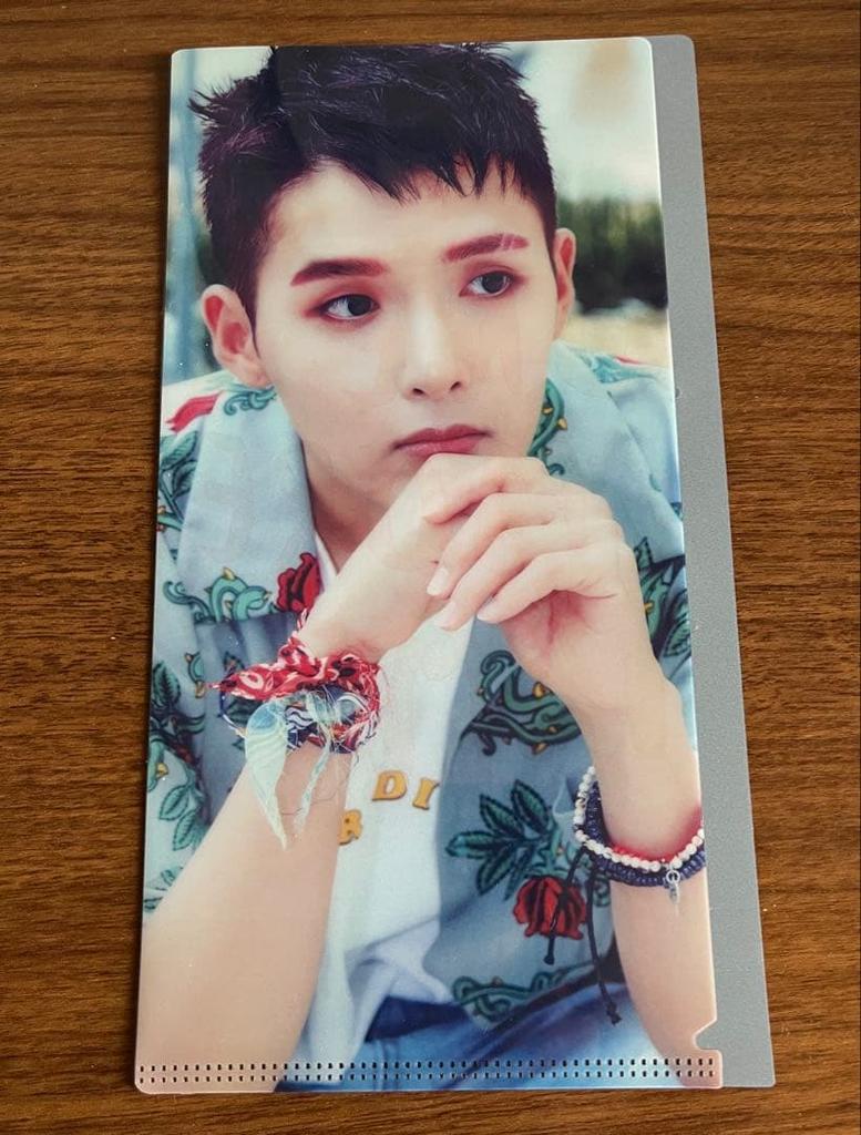 [USED] Super Junior Ryeowook Mini Clear File & Postcard