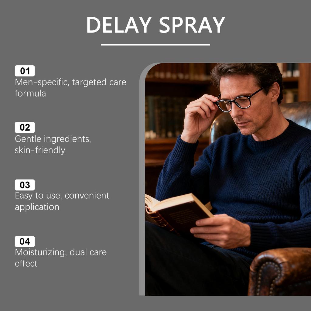 Men Confidence Delay Spray Boosts Confidence, Helps Relationships Men Delay Spray,4ml