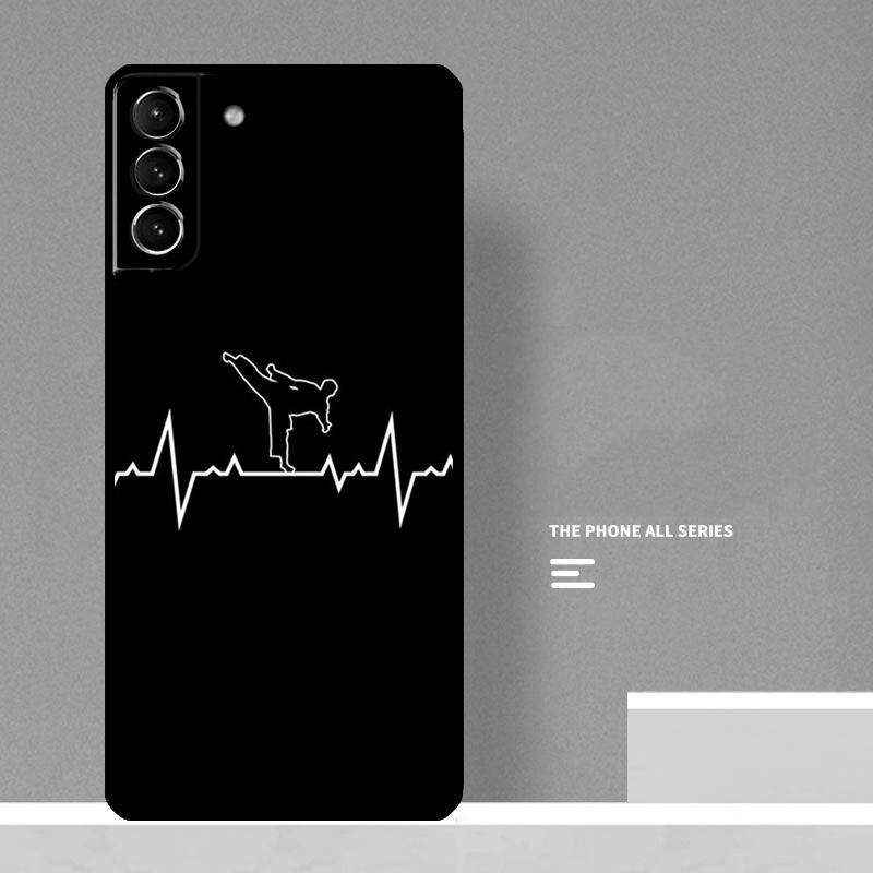 Kung Fu Taekwondo Karate Phone Case For Samsung Galaxy S25 S26 Ultra S20 S21 S22 S23 S24 S10 Plus S25 FE Cover Coque