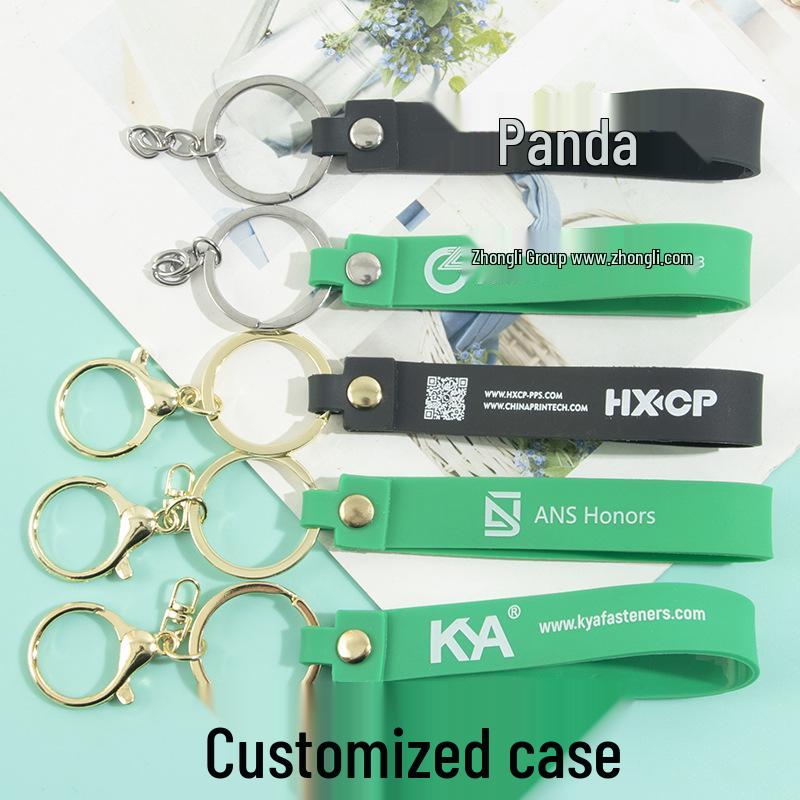 Sichuan Panda Bamboo Keychain Ornament: Cute Chengdu Zoo-Inspired Small Gift